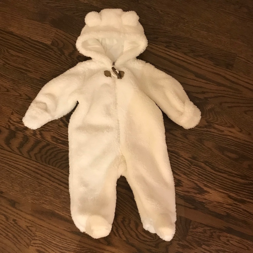 Carter’s Baby Sherpa Hooded Bunting Size 3 months